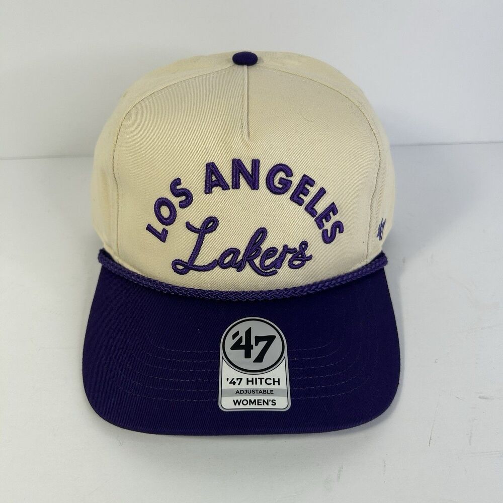 Los Angeles Lakers '47 Brand Rope Script Hitch Relaxed Hat Cap Snapback